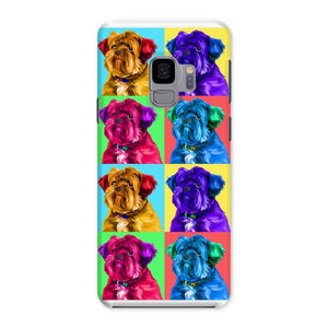 Custom Modern Pop Art: Pet Portrait Snap Phone Case - Paw & Glory - Dog Portraits - Pet Portraits