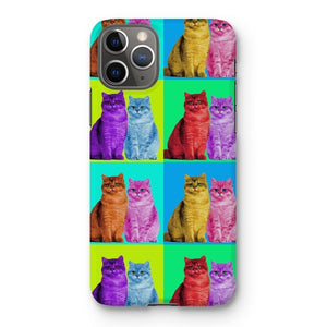 Custom Old School Pop Art: Pet Portrait Snap Phone Case - Paw & Glory - Dog Portraits - Pet Portraits