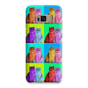 Custom Old School Pop Art: Pet Portrait Snap Phone Case - Paw & Glory - Dog Portraits - Pet Portraits