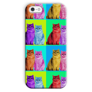 Custom Old School Pop Art: Pet Portrait Snap Phone Case - Paw & Glory - Dog Portraits - Pet Portraits