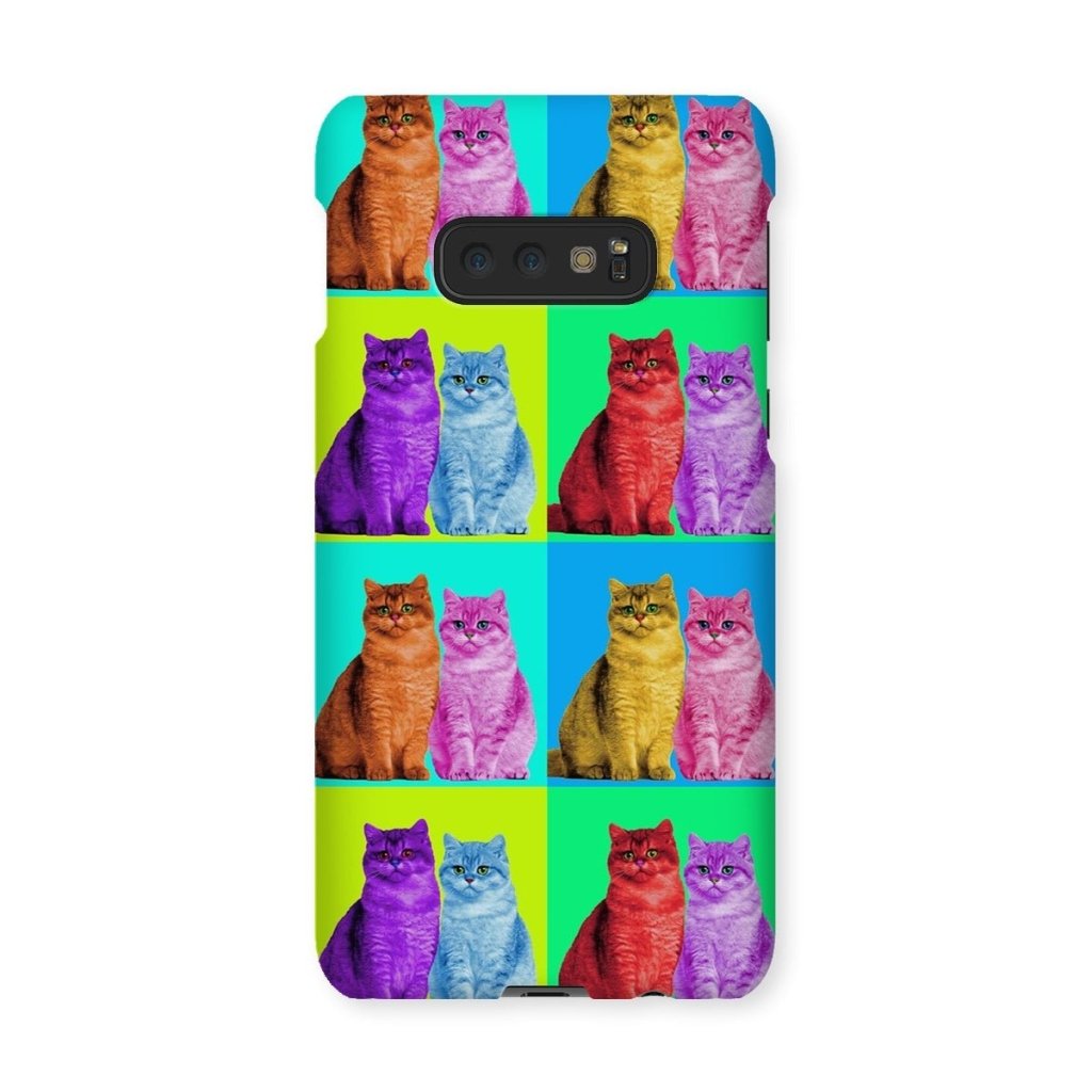 Custom Old School Pop Art: Pet Portrait Snap Phone Case - Paw & Glory - Dog Portraits - Pet Portraits