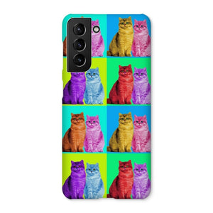 Custom Old School Pop Art: Pet Portrait Snap Phone Case - Paw & Glory - Dog Portraits - Pet Portraits