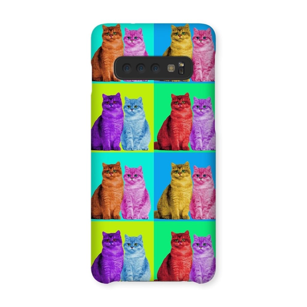 Custom Old School Pop Art: Pet Portrait Snap Phone Case - Paw & Glory - Dog Portraits - Pet Portraits