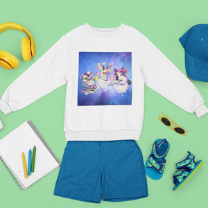 Custom Pastel Pop: Kids Unisex Pet Portrait Sweatshirt - Paw & Glory - Dog Portraits - Pet Portraits