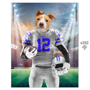 Dallas Goodboys: Custom Pet Puzzle - Paw & Glory - Dog Portraits - Pet Portraits