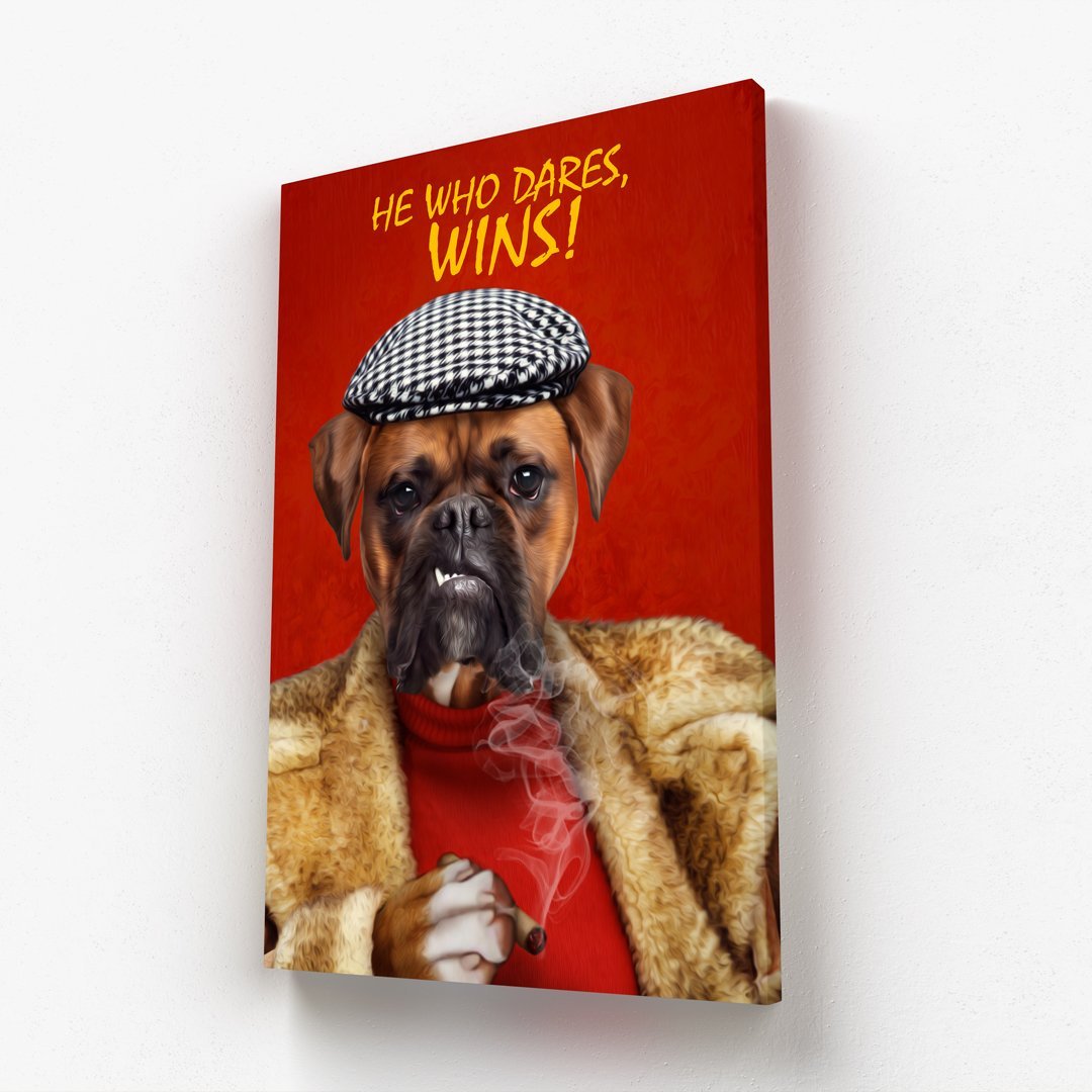 Cheeky Market Trader Custom Pet Canvas | Custom Pet Portrait Canvas | Paw & Glory
