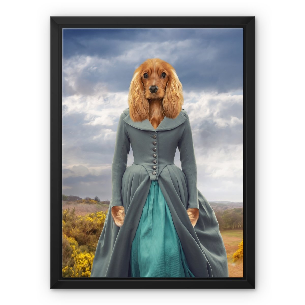 Regency Lady: Custom Pet Canvas | custom pet canvas | Paw & Glory