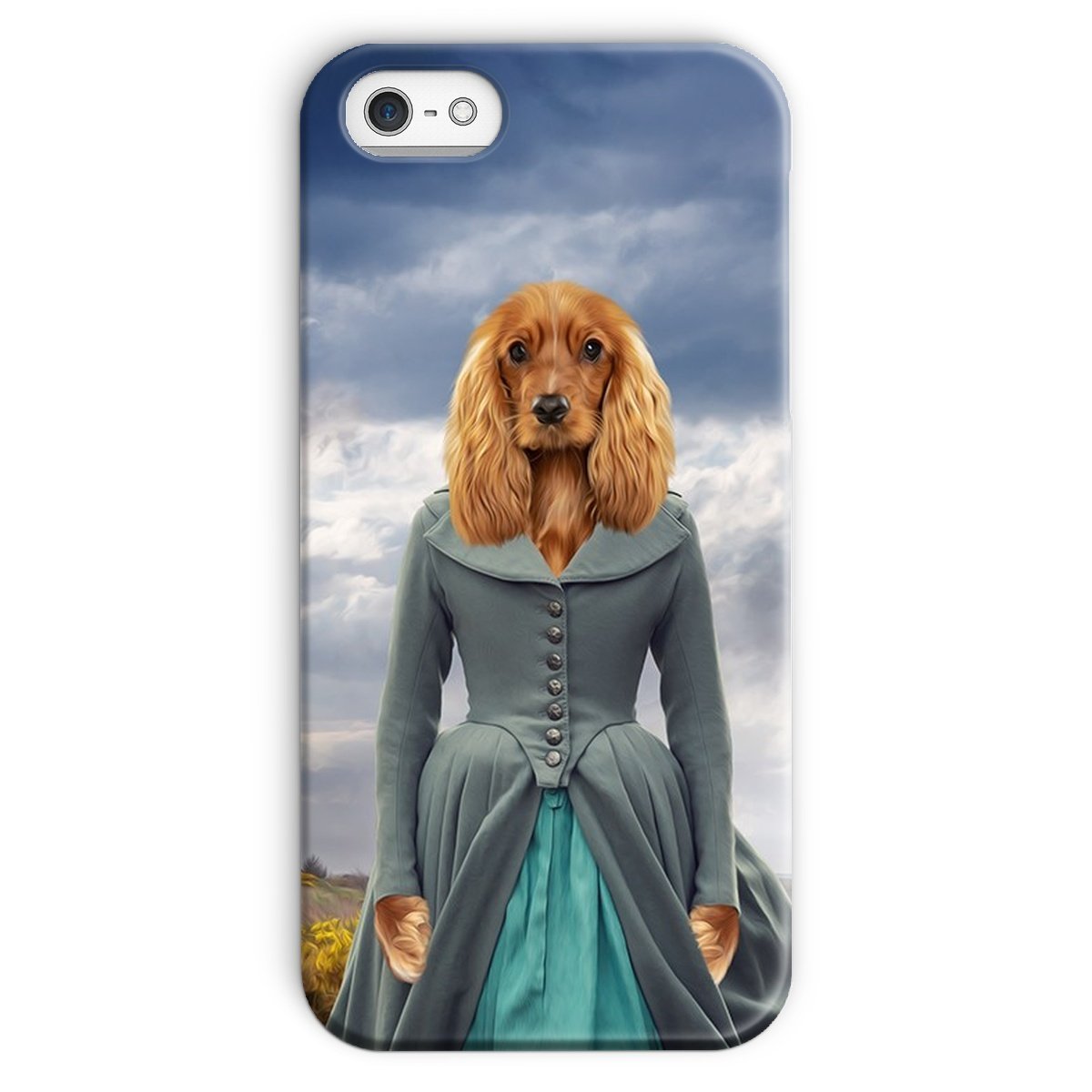 Demelza (Poldark Inspired): Custom Pet Phone Case - Paw & Glory - Dog Portraits - Pet Portraits