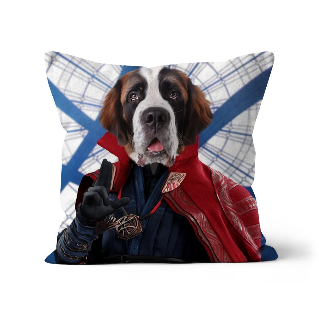 Mystic Sorcerer Custom Pet Pillow | Funny Pet Portrait | Paw & Glory