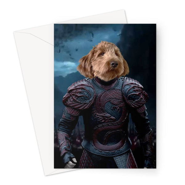 Dark Vampire Count Custom Pet Greeting Card | Pet Lover Gift | Paw & Glory