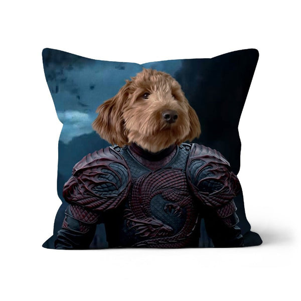 Dark Vampire Count Custom Pet Pillow | Funny Pet Portrait | Paw & Glory