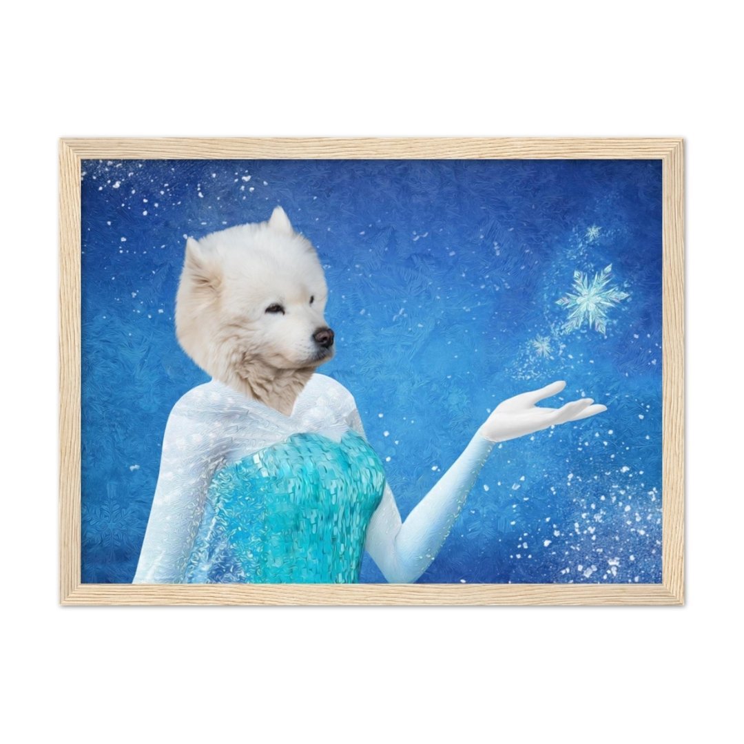 Snow Queen Custom Pet Portrait | Paw & Glory