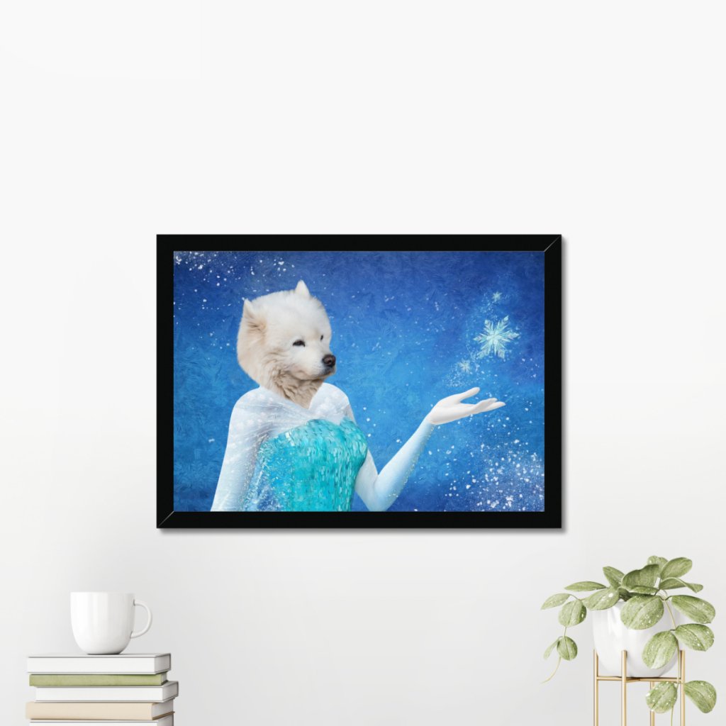 Snow Queen Custom Pet Portrait | Paw & Glory