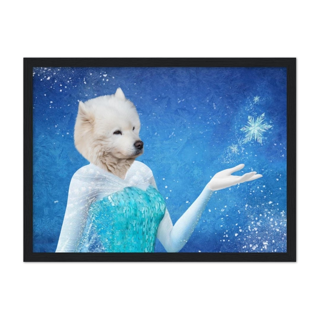 Snow Queen Custom Pet Portrait | Paw & Glory