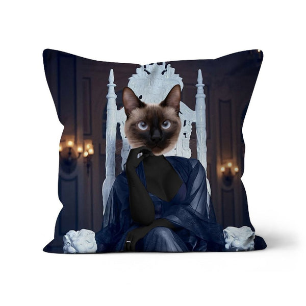 Glamour Model Custom Pet Pillow | Funny Pet Portrait | Paw & Glory