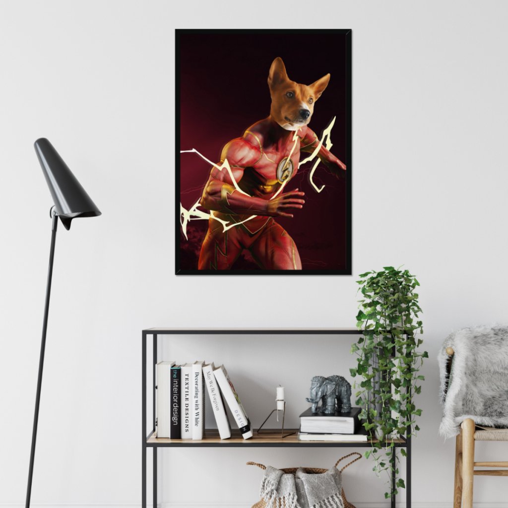 Speed Hero Custom Pet Portrait | Paw & Glory