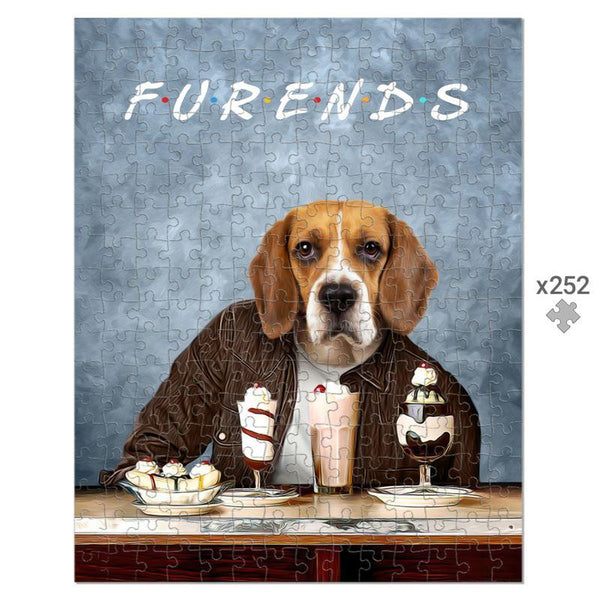 Best Friends Custom Pet Puzzle | Funny Pet Portrait | Paw & Glory