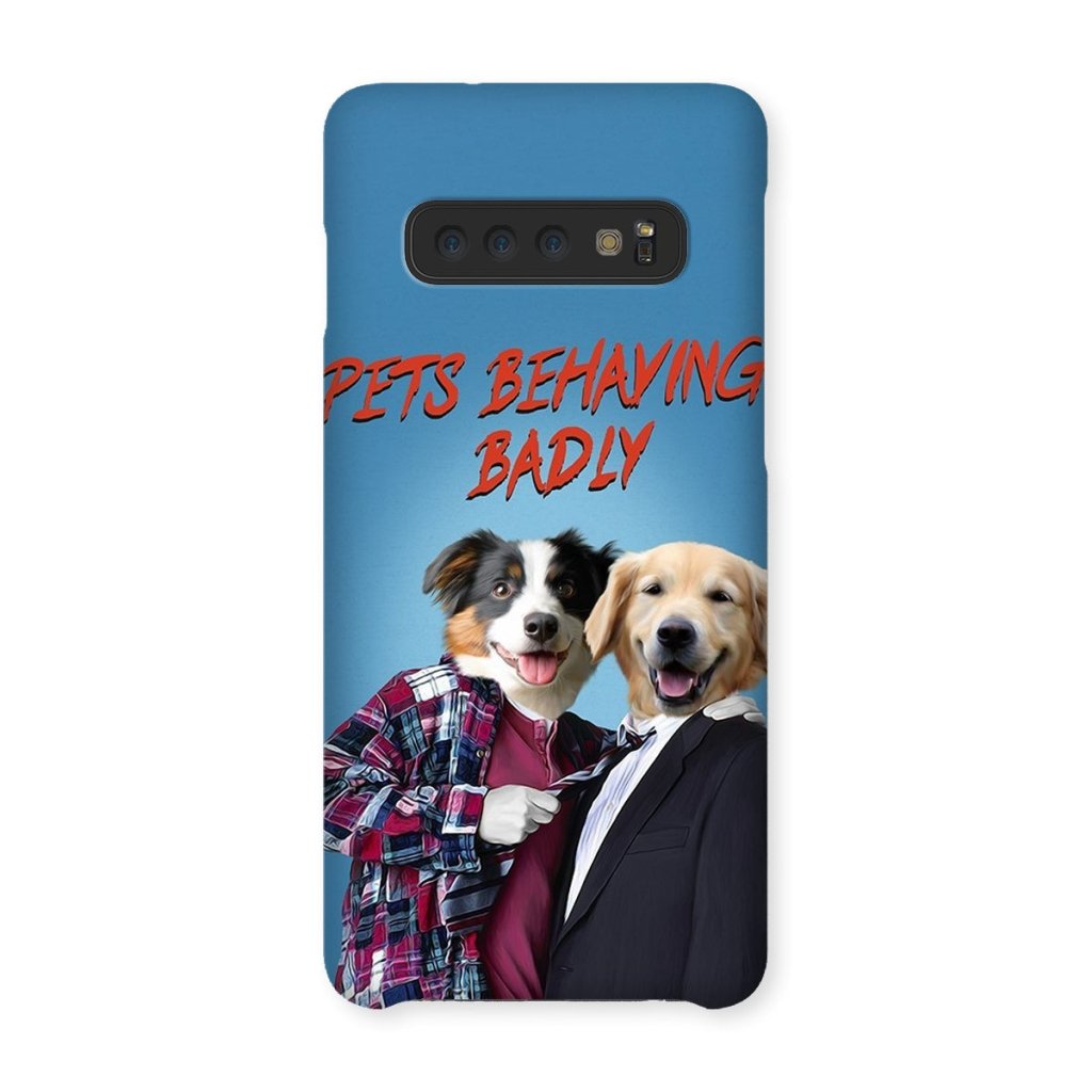 Gary & Tony (Men Behaving Badly Inspired): Custom Pet Phone Case - Paw & Glory - Dog Portraits - Pet Portraits