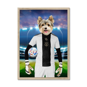 Germany Football Team (FIFA 2022): Custom Pet Portrait - Paw & Glory - Dog Portraits - Pet Portraits