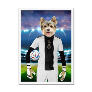 Germany Football Team (FIFA 2022): Custom Pet Portrait - Paw & Glory - Dog Portraits - Pet Portraits