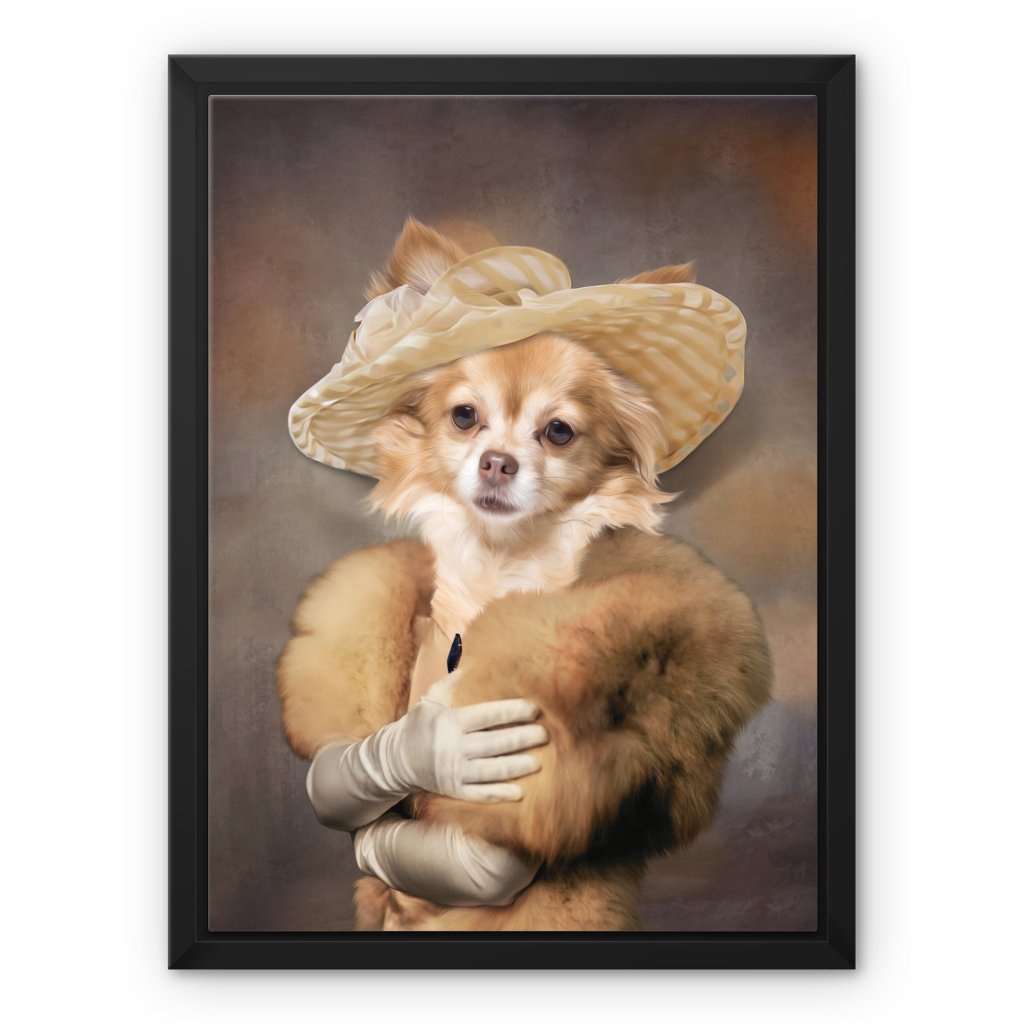 1920s Lady Custom Pet Canvas | Custom Pet Portrait Canvas | Paw & Glory