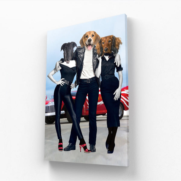 Retro School Musical Custom Pet Canvas | Custom Pet Canvas | Paw & Glory