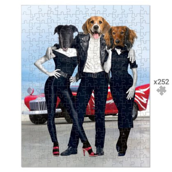 Retro School Musical Custom Pet Puzzle | Funny Pet Portrait | Paw & Glory