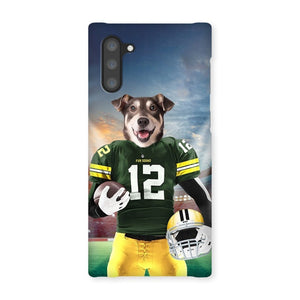 Green Paw Packers: Custom Pet Snap Phone Case - Paw & Glory - Dog Portraits - Pet Portraits