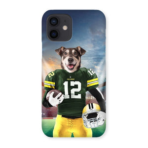 Green Paw Packers: Custom Pet Snap Phone Case - Paw & Glory - Dog Portraits - Pet Portraits
