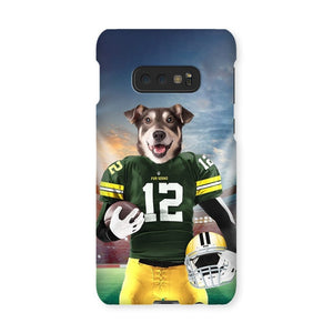 Green Paw Packers: Custom Pet Snap Phone Case - Paw & Glory - Dog Portraits - Pet Portraits
