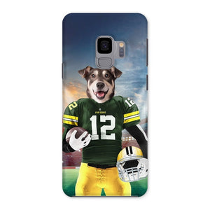 Green Paw Packers: Custom Pet Snap Phone Case - Paw & Glory - Dog Portraits - Pet Portraits
