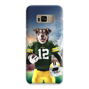 Green Paw Packers: Custom Pet Snap Phone Case - Paw & Glory - Dog Portraits - Pet Portraits