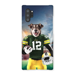 Green Paw Packers: Custom Pet Snap Phone Case - Paw & Glory - Dog Portraits - Pet Portraits