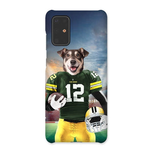 Green Paw Packers: Custom Pet Snap Phone Case - Paw & Glory - Dog Portraits - Pet Portraits