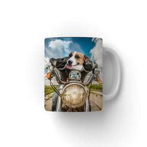 Harley Woofingson 1 Pet: Custom Pet Coffee Mug - Paw & Glory - Dog Portraits - Pet Portraits