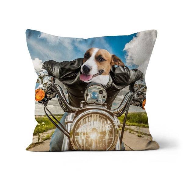 Harley Woofingson 1 Pet: Custom Pet Pillow - Paw & Glory - Dog Portraits - Pet Portraits