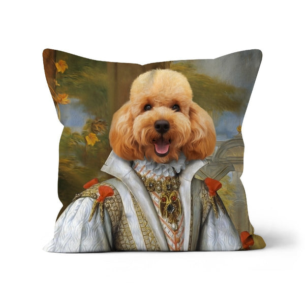 Her Ladyship: Custom Pet Pillow | royal pet portrait | Paw & Glory