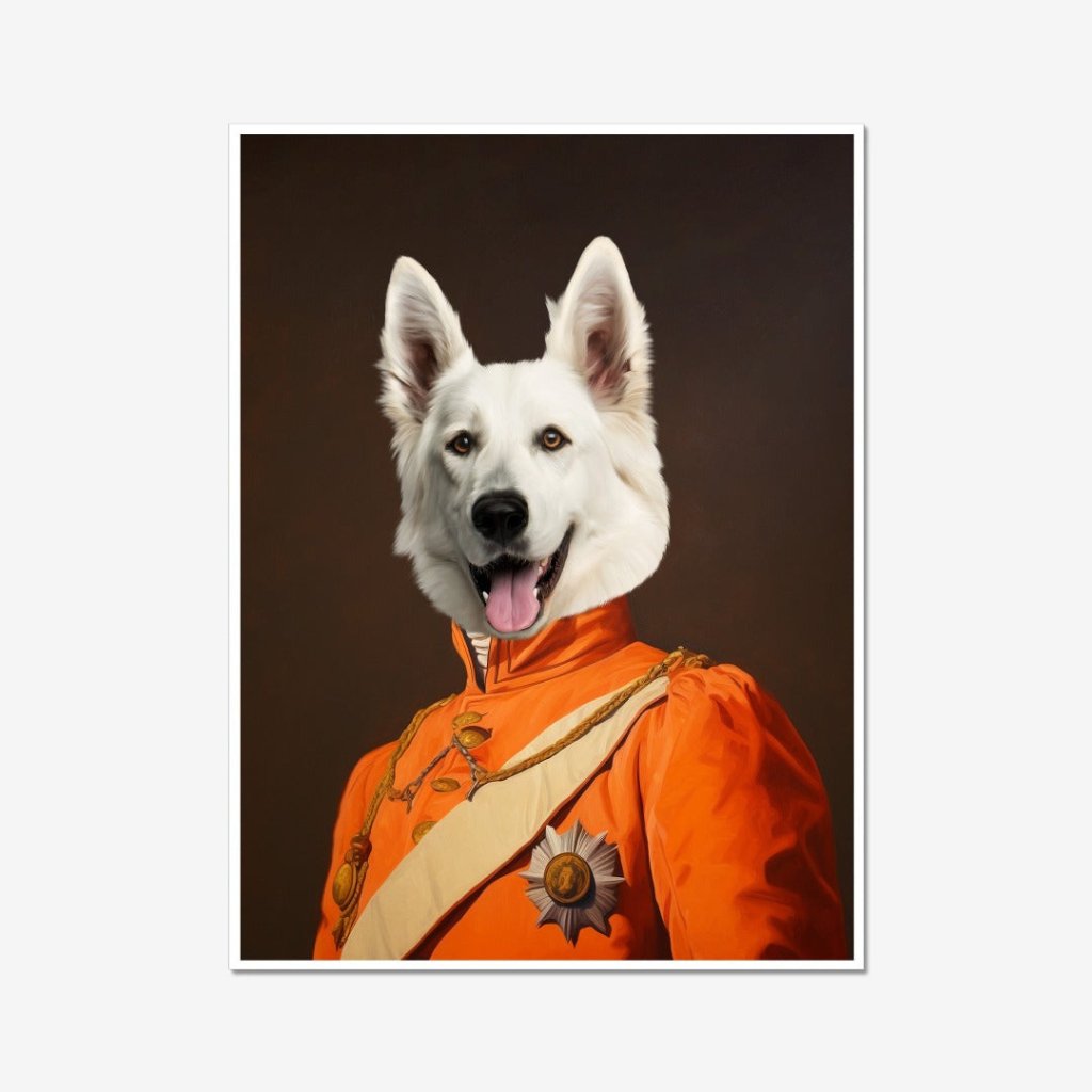 Heraldic: Custom Pet Portrait - Paw & Glory - Dog Portraits - Pet Portraits