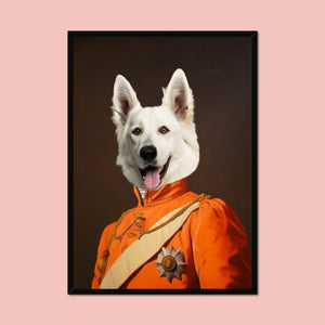 Heraldic: Custom Pet Portrait - Paw & Glory - Dog Portraits - Pet Portraits