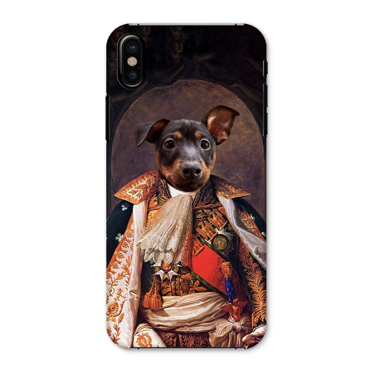 His Highness: Custom Pet Phone Case - Paw & Glory - Dog Portraits - Pet Portraits