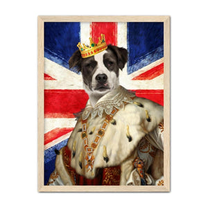 His Majesty British Flag: Custom Pet Portrait - Paw & Glory - Dog Portraits - Pet Portraits