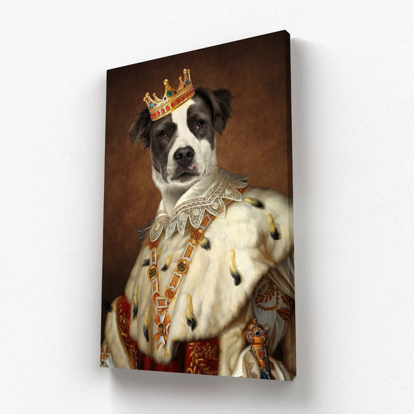 His Majesty: Custom Pet Canvas | custom pet canvas | Paw & Glory