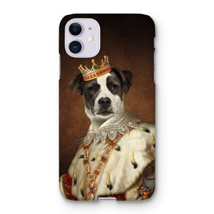His Majesty: Custom Pet Phone Case - Paw & Glory - Dog Portraits - Pet Portraits
