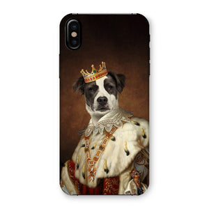 His Majesty: Custom Pet Phone Case - Paw & Glory - Dog Portraits - Pet Portraits