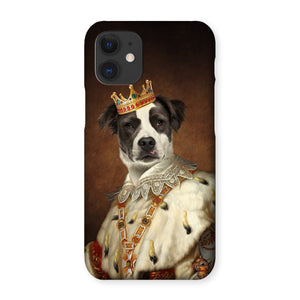 His Majesty: Custom Pet Phone Case - Paw & Glory - Dog Portraits - Pet Portraits