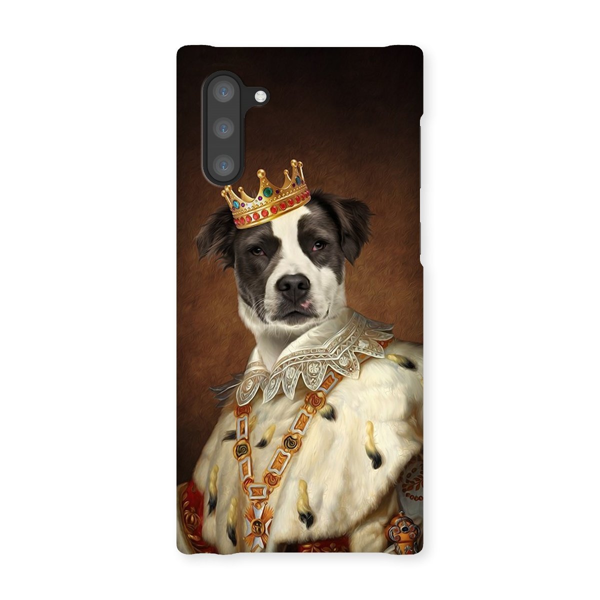 His Majesty: Custom Pet Phone Case - Paw & Glory - Dog Portraits - Pet Portraits