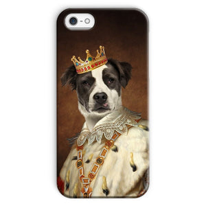 His Majesty: Custom Pet Phone Case - Paw & Glory - Dog Portraits - Pet Portraits