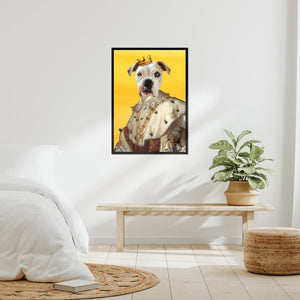 His Majesty: Custom Pet Portrait - Paw & Glory - Dog Portraits - Pet Portraits