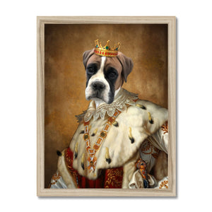His Majesty: Custom Pet Portrait - Paw & Glory - Dog Portraits - Pet Portraits