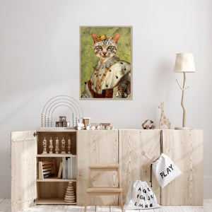 His Majesty: Custom Pet Portrait - Paw & Glory - Dog Portraits - Pet Portraits